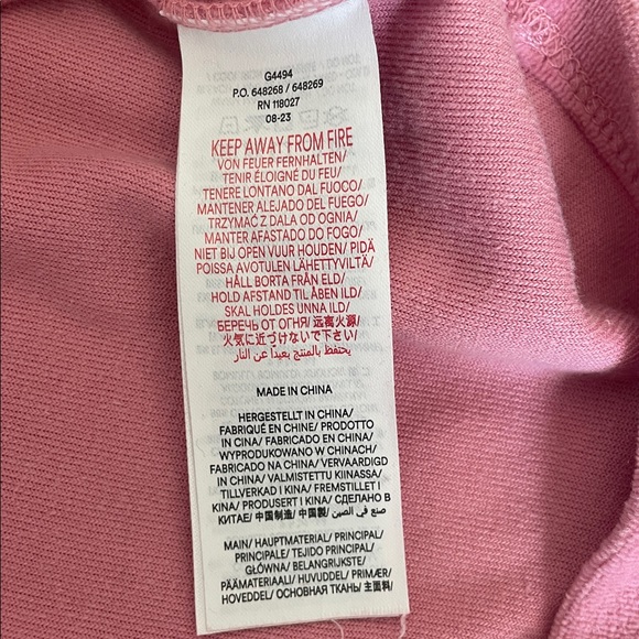 Mini Boden Pink Velour Heart Pocket Tunic 7-8Y - Picture 7 of 9